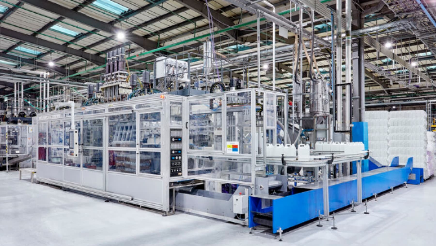 A First Circle blow-moulding production line
