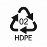 HDPE resin identification code